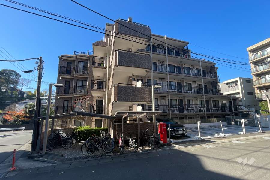 プリンスハイツ梶ヶ谷の外観（北東側から）