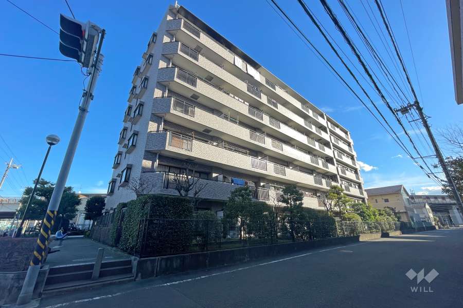 溝の口南パークホームズの外観（北西側から）