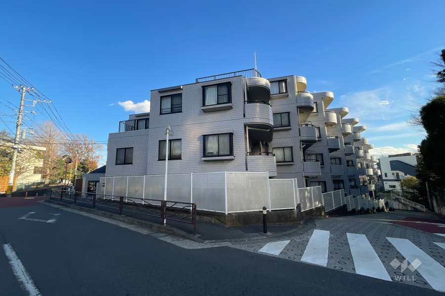 ニューウェルテラス第３日吉の外観（北西側から）