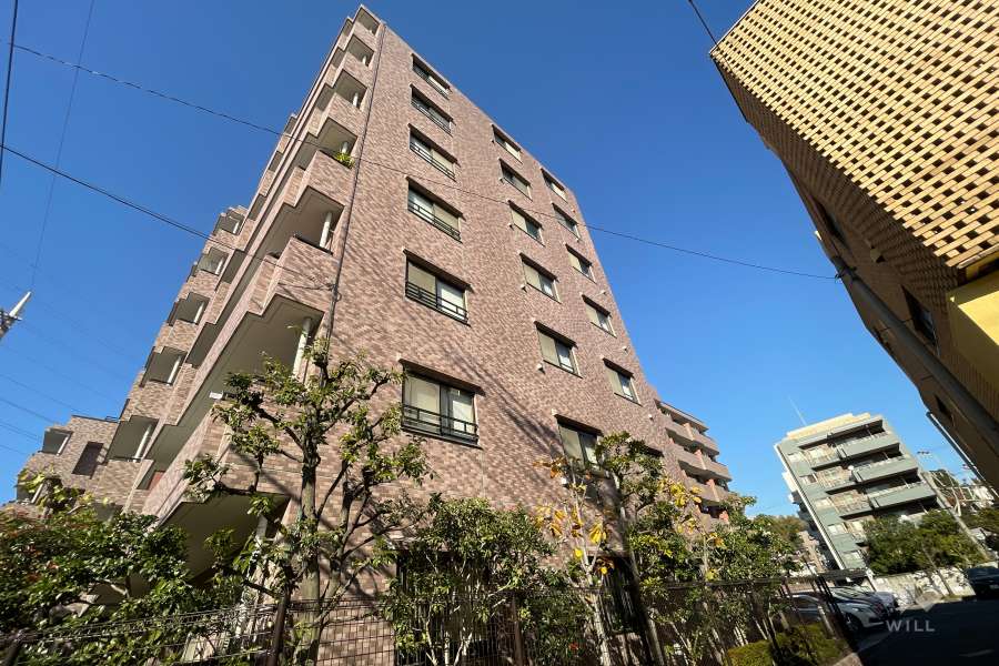 クレッセント溝の口の外観（南東側から）