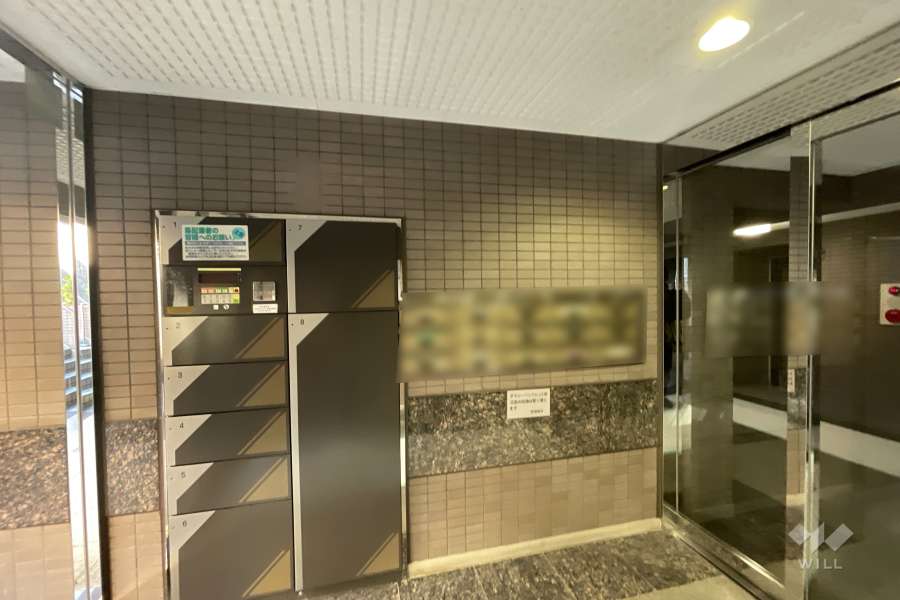 共用ポストと宅配ボックス