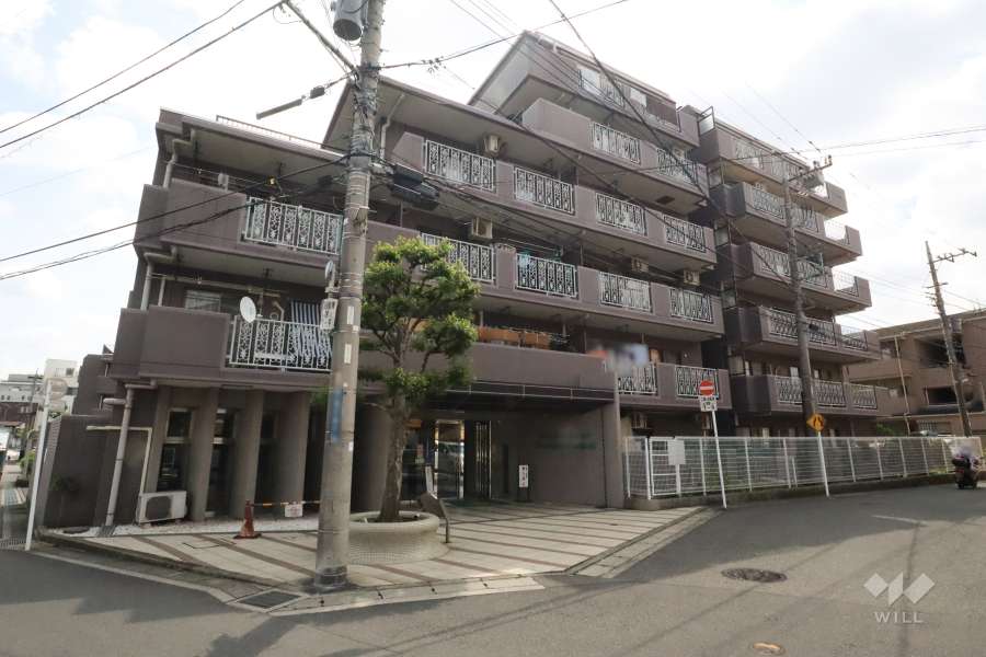 フローレンスパレス多摩川緑地の外観(北西側から)