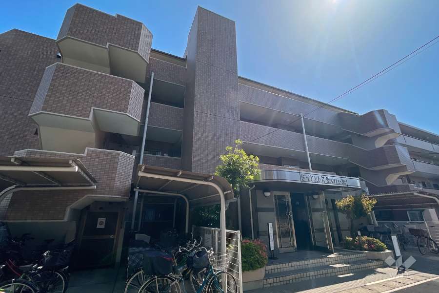 ダイアパレス溝の口東の外観（北東側から）