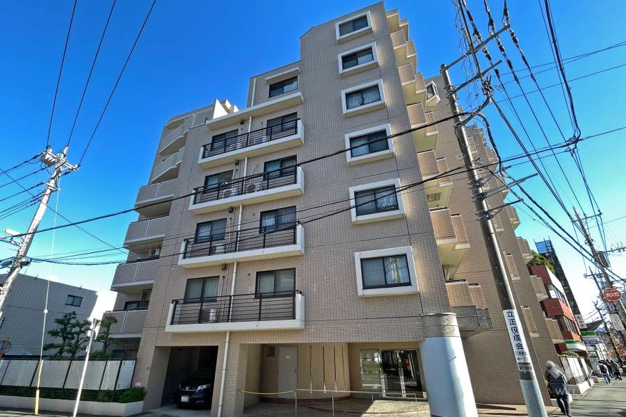 クリオ武蔵新城六番館の外観（西側から）