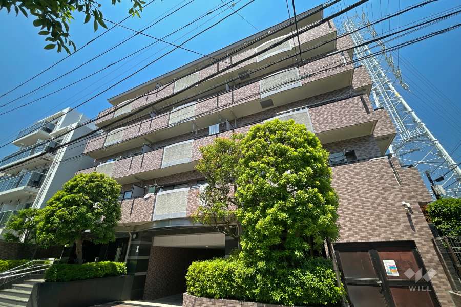 クレッセント武蔵新城2の外観（南東側から）