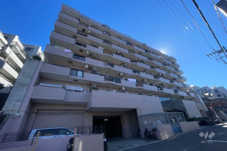 バルミー日吉の外観（北西側から）