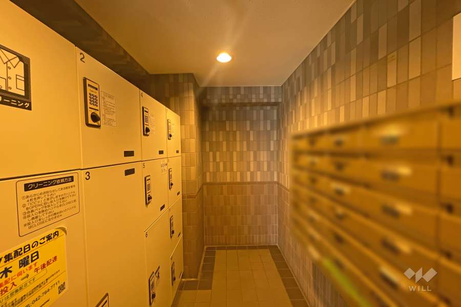 共用ポストと宅配ボックス