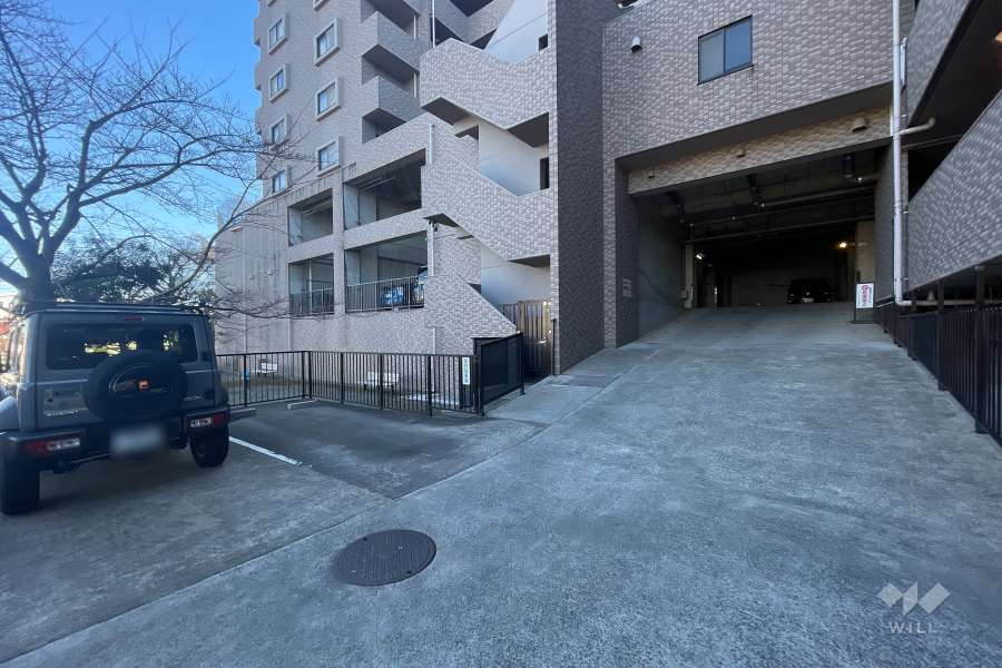 駐車場の出入り口