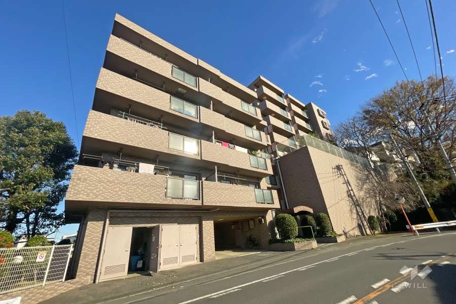 ダイアパレス日吉ヶ丘の外観（北西側から）-