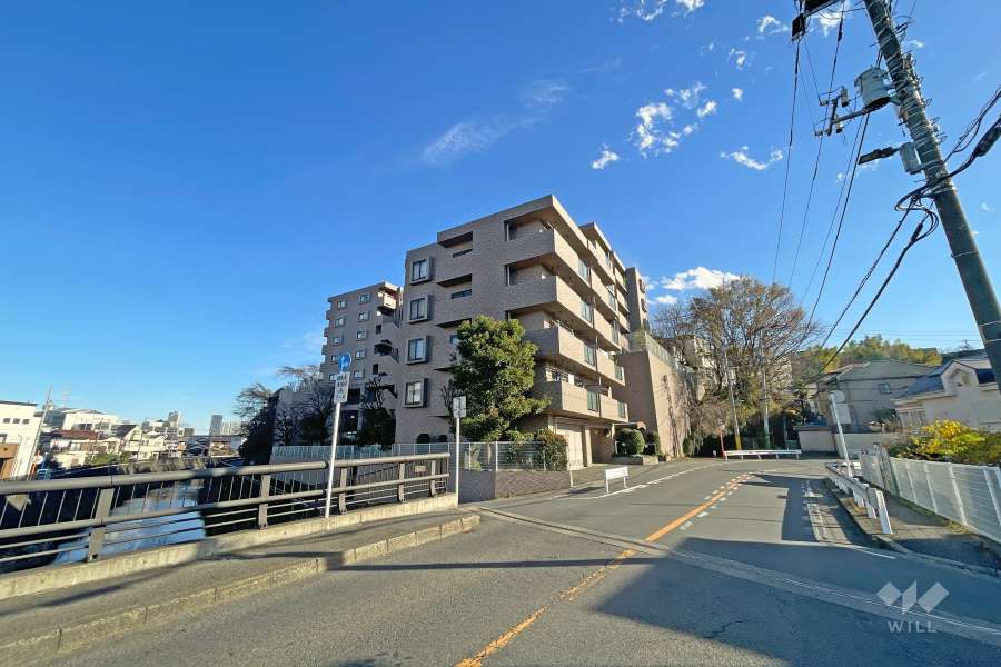 ダイアパレス日吉ヶ丘の外観（北西側から）