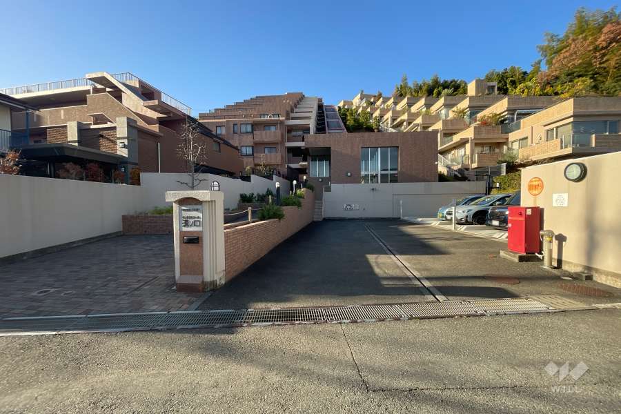 セントラルコート溝の口の外観（北側から）