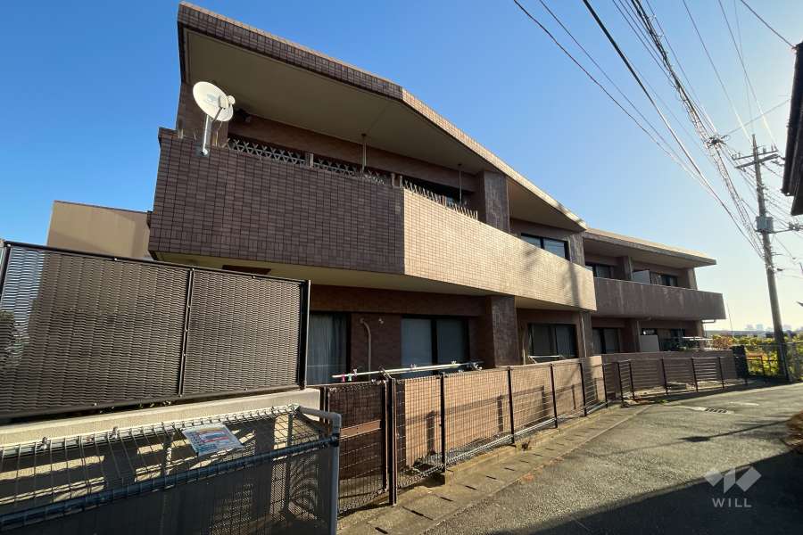 セントラルコート溝の口の外観（西側から）