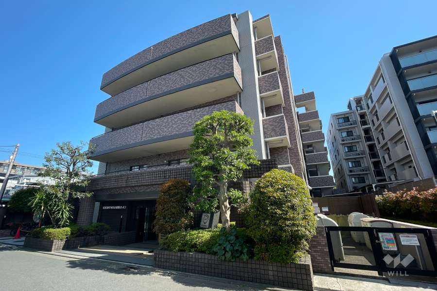 クレッセント武蔵新城3の外観（北西側から）