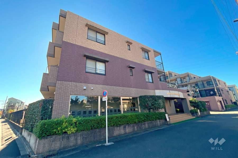 ライオンズガーデン武蔵中原の外観（北東側から）