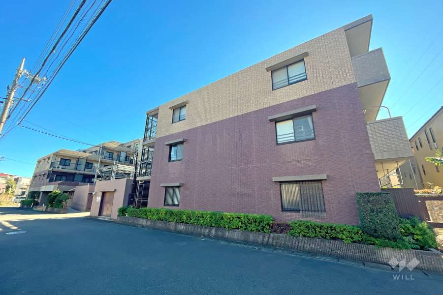 ライオンズガーデン武蔵中原の外観（北西側から）