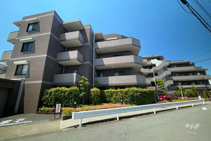 クレストフォルム武蔵新城の外観（東側から）