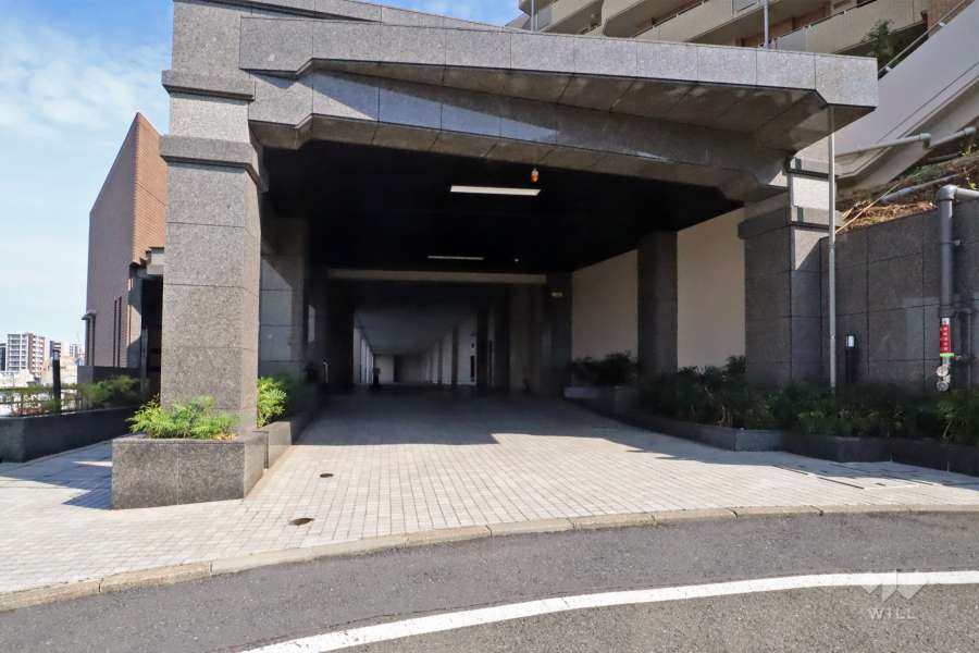 駐車場の出入り口