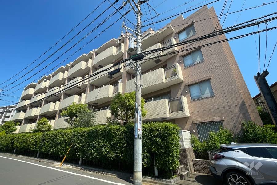 クレッセント二子多摩川5の外観（南東側から）