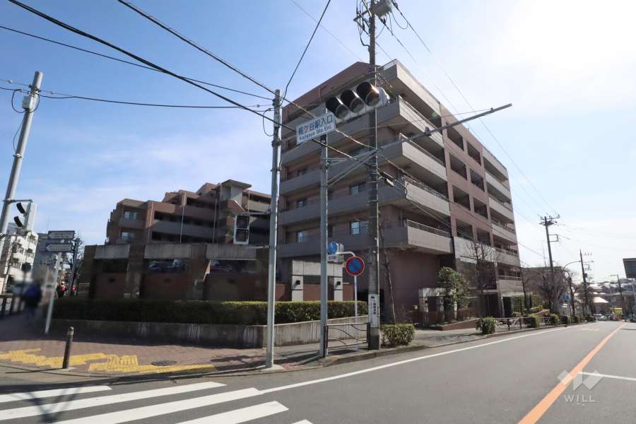 ヒルズ梶が谷姿見台の外観(北西側から)