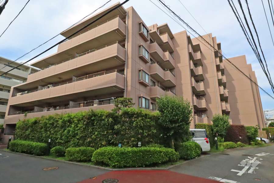 クリオ溝の口壱番館の外観（南西側から）