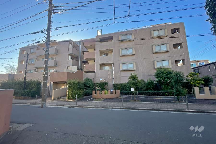 ライオンズマンション武蔵新城緑園の街壱番館の外観（北側から）