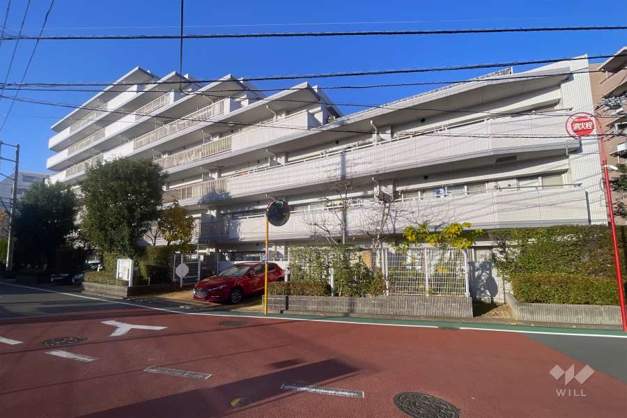 パークハウス溝の口ガーデンコートの外観（南東側から）