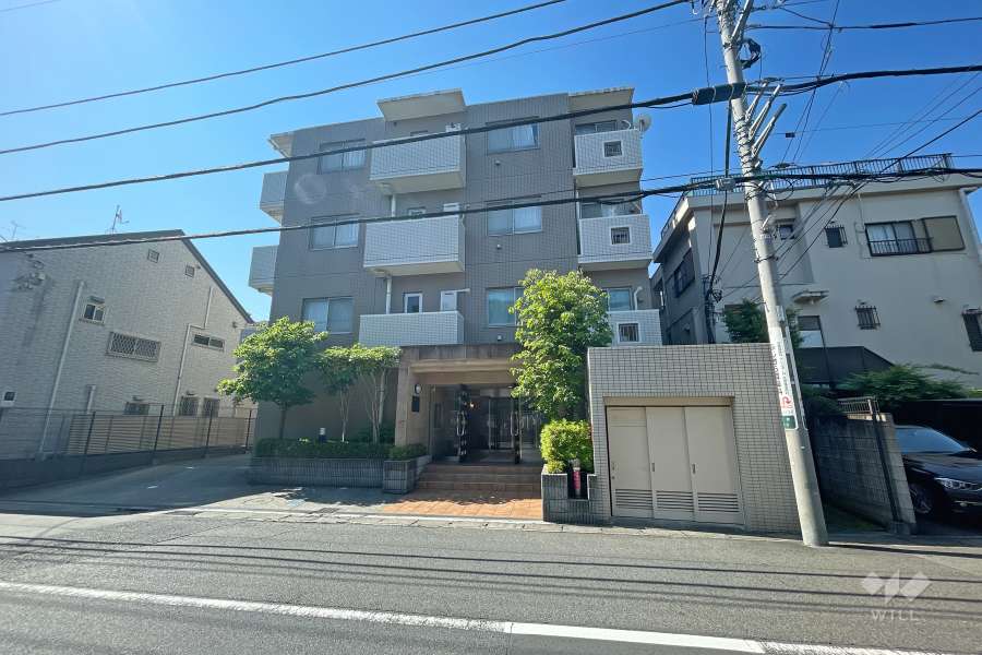 サンクレイドル武蔵新城の外観（北側から）