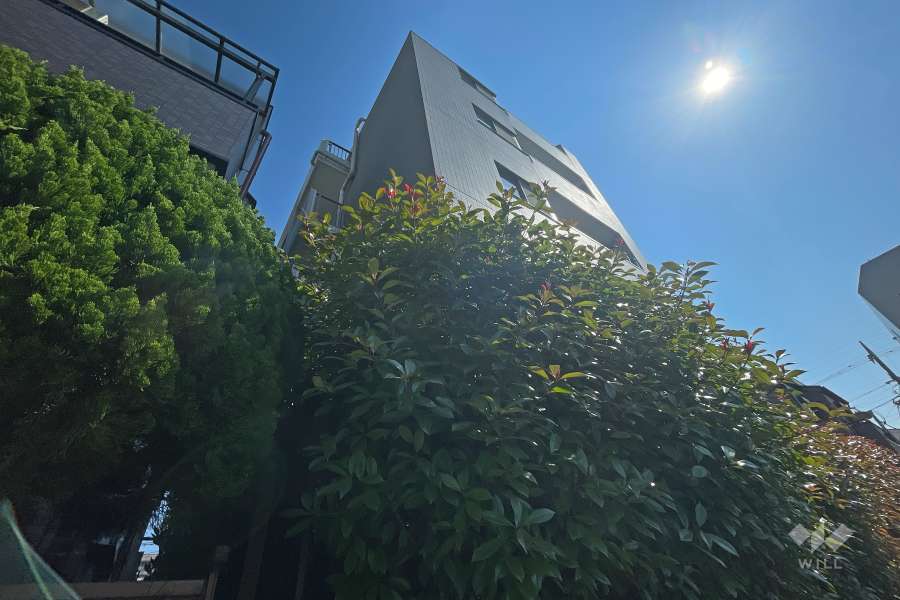 サンクレイドル武蔵新城の外観（南西側から）