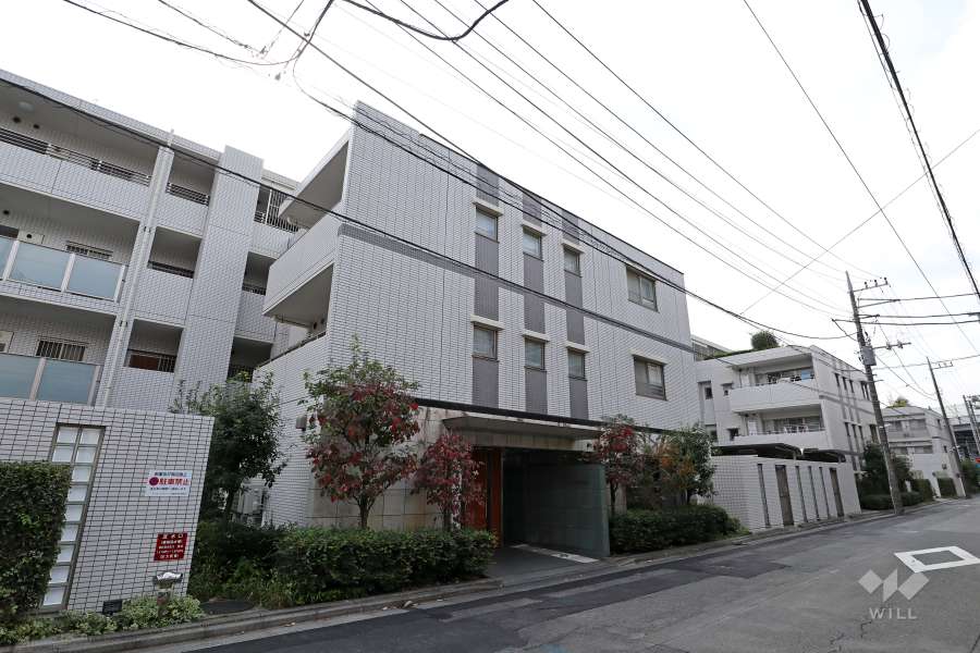 ライオンズステージ武蔵新城の外観（北側から）