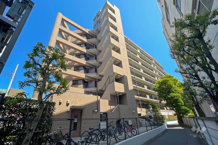 グランイーグル溝の口の外観（北西側から）