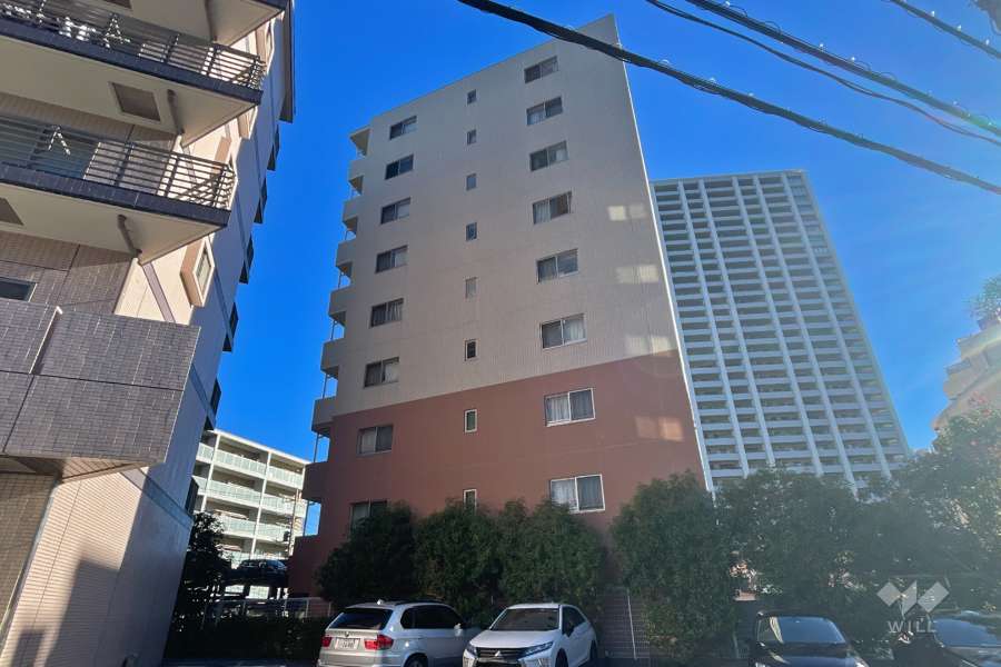 ベルヴィータ溝の口の外観（西側から）