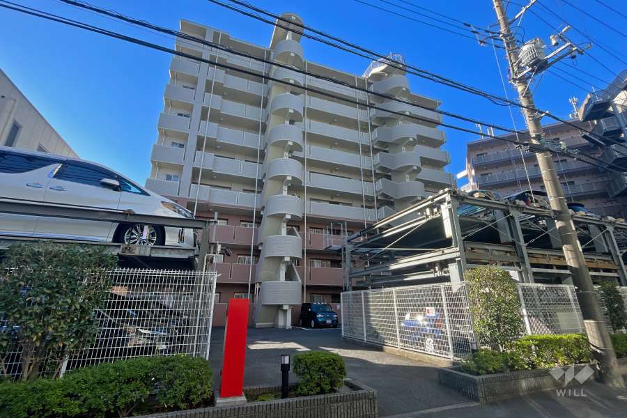 ベルヴィータ溝の口の外観（北側から）