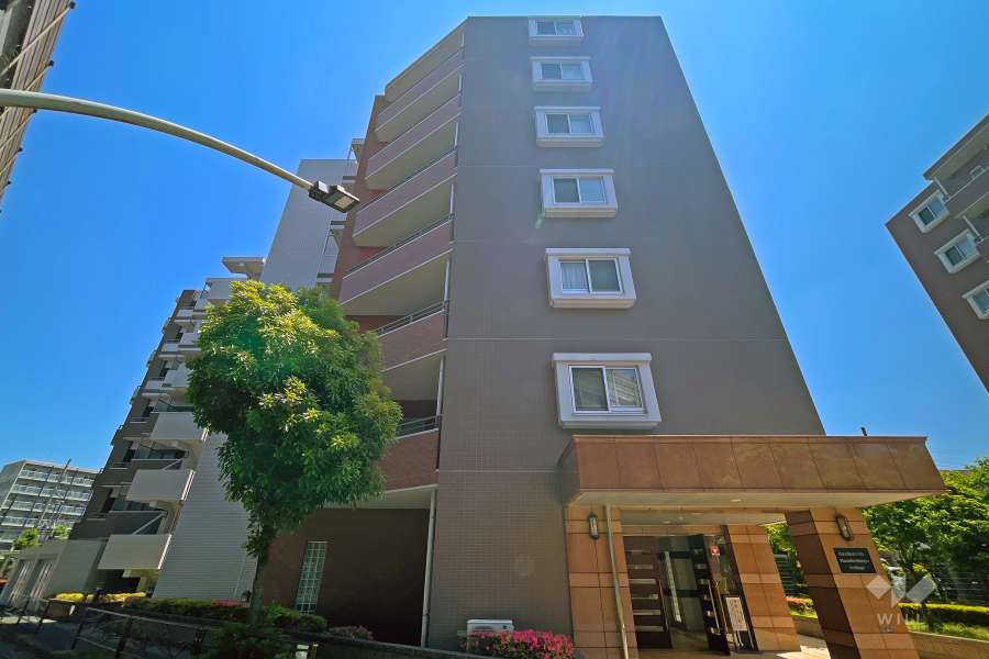 エクセレントシティ武蔵新城アクトラージュの外観（西側から）