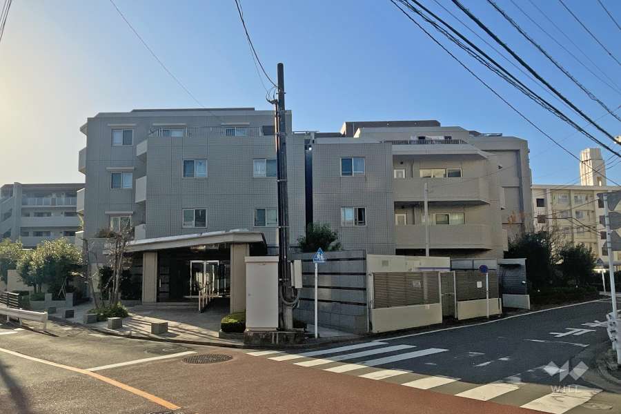 ライオンズ溝の口レジデンスの外観（北側から）