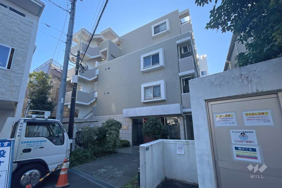 エクセリア二子多摩川２の外観（北側から）