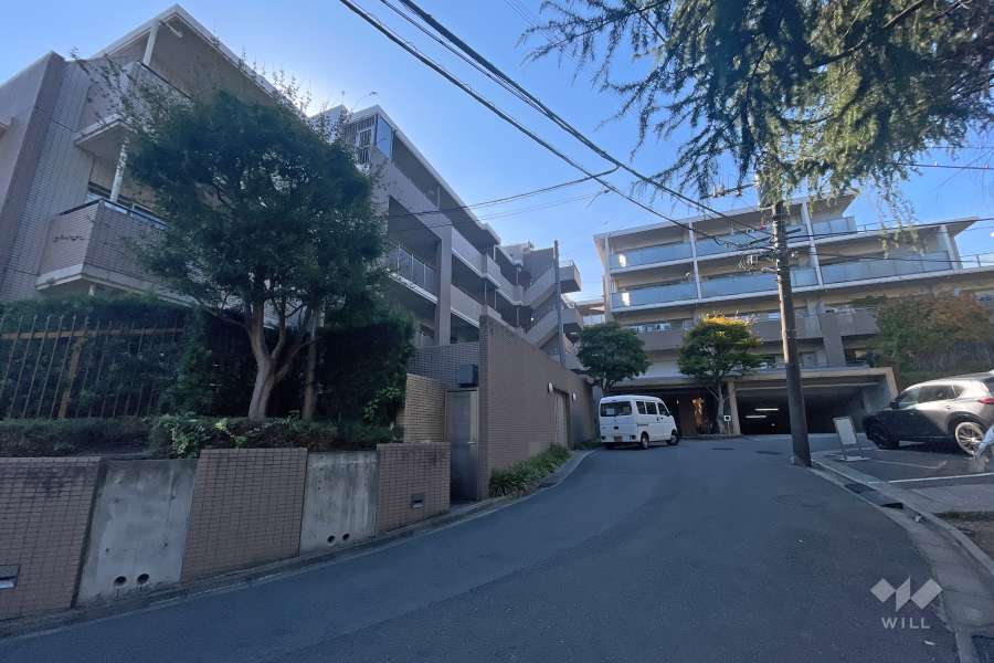 グレーシアガーデン溝の口の外観（北東側から）