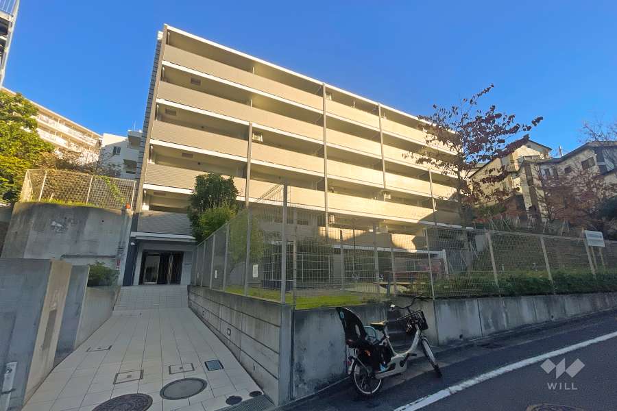 クオス日吉台レジデンシャルヒルズの外観（北西側から）