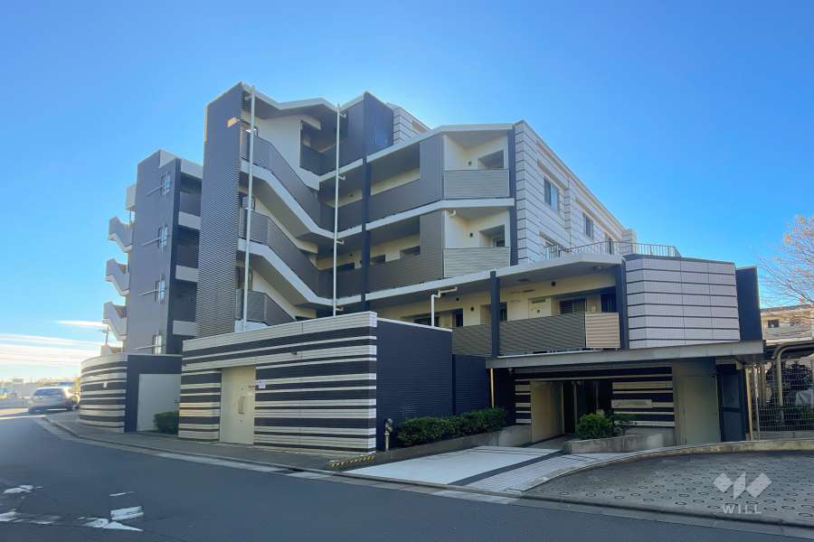 クオス日吉台レジデンシャルヒルズの外観（北東側から）