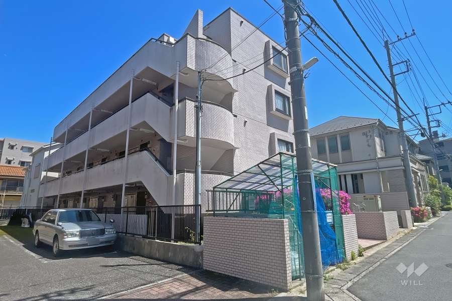 スカイコート宮崎台2の外観（北西側から）