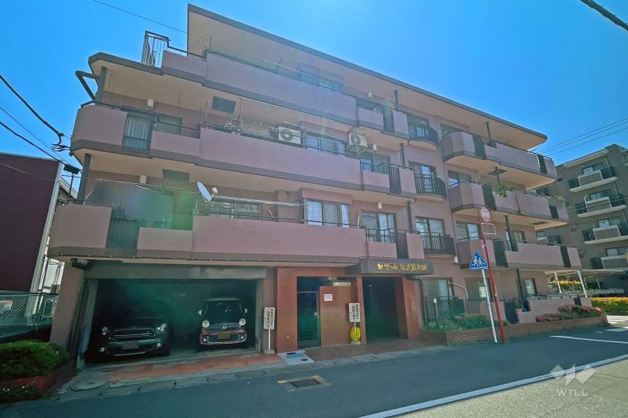 セザール第三武蔵新城の外観（北西側から）