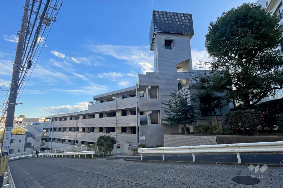 ニューウェルテラス第1日吉の外観（北西側から）