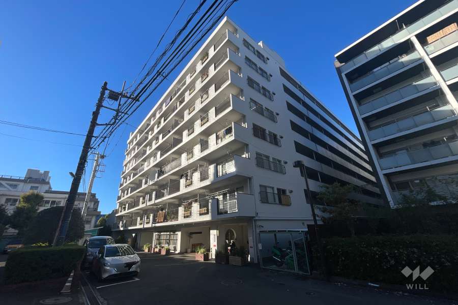 溝の口セントラルマンションの外観（北側から）