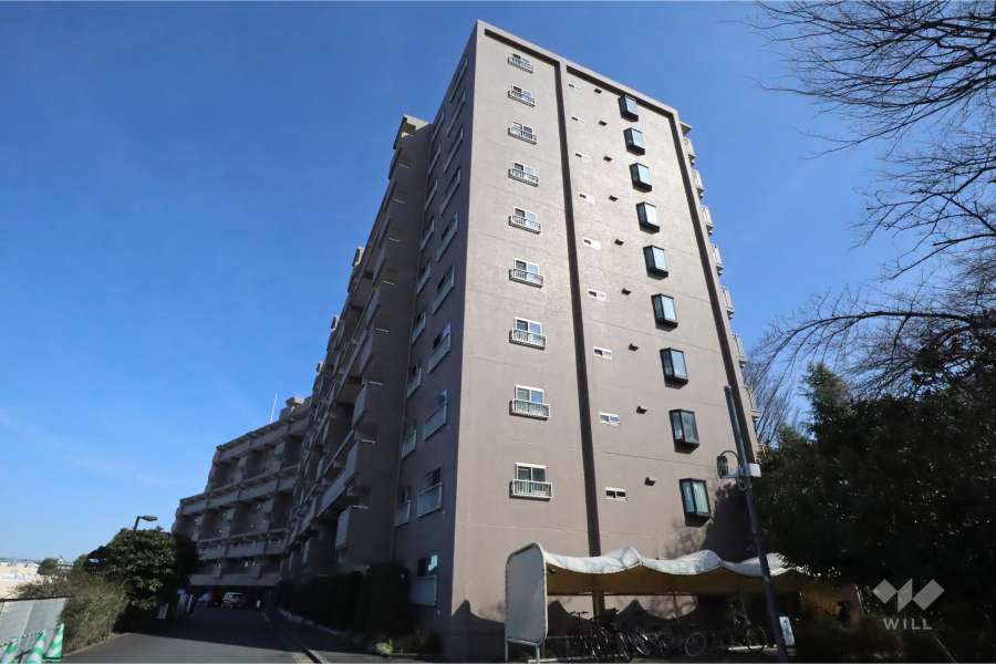 梶ヶ谷プラザビルの外観(北西側から)