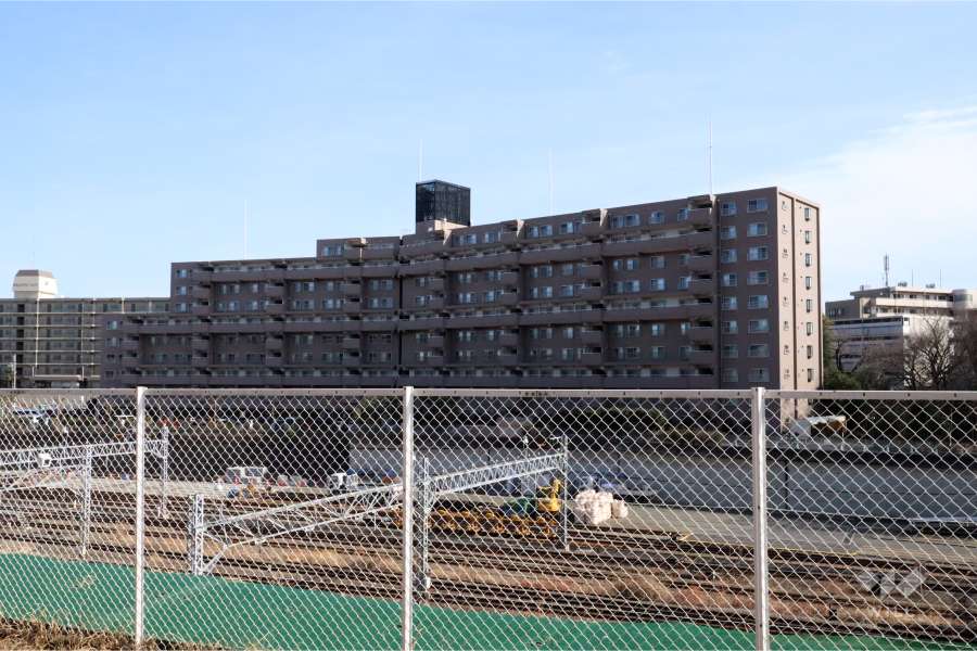 梶ヶ谷プラザビルの遠景