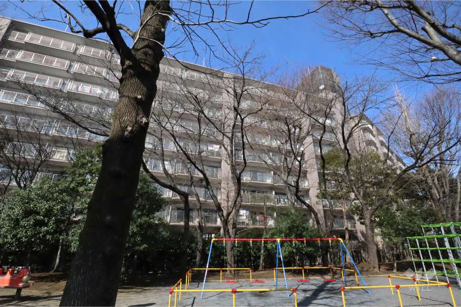 梶ヶ谷プラザビルの外観(南西側から)