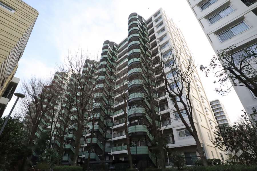 パークシティ溝の口C棟の外観(北西側から）