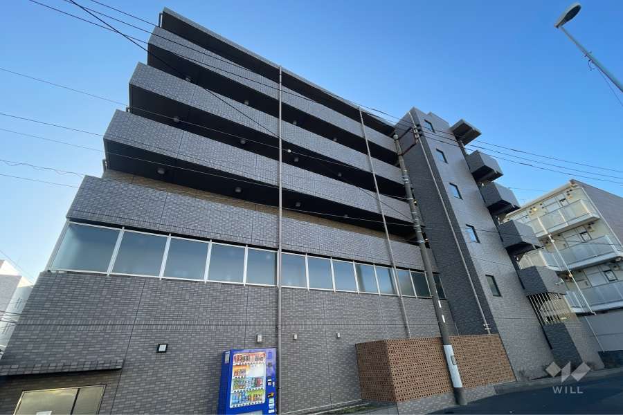 ルーブル溝の口弐番館の外観（北側から）
