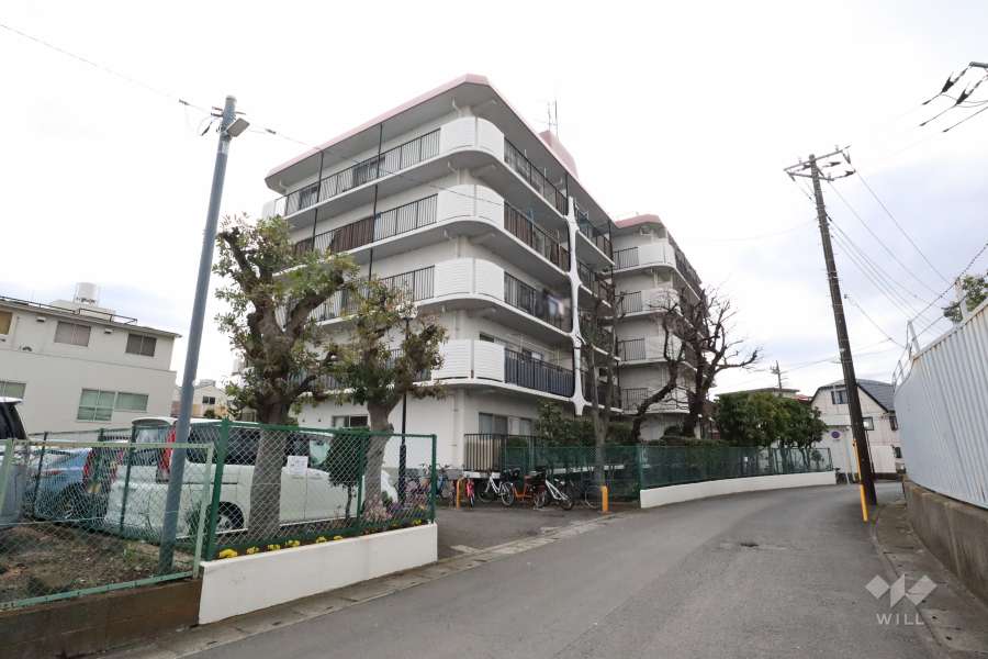 ハイラーク武蔵小杉の外観(北西側から)