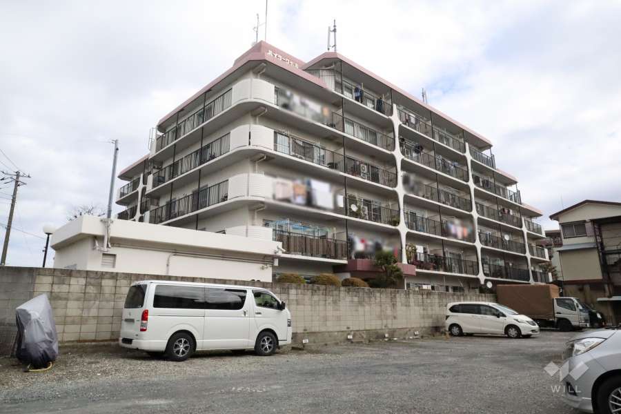 ハイラーク武蔵小杉の外観(南西側から)