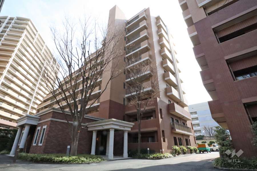 メイフェアパークス溝の口Ｄ棟の外観(北西側から)